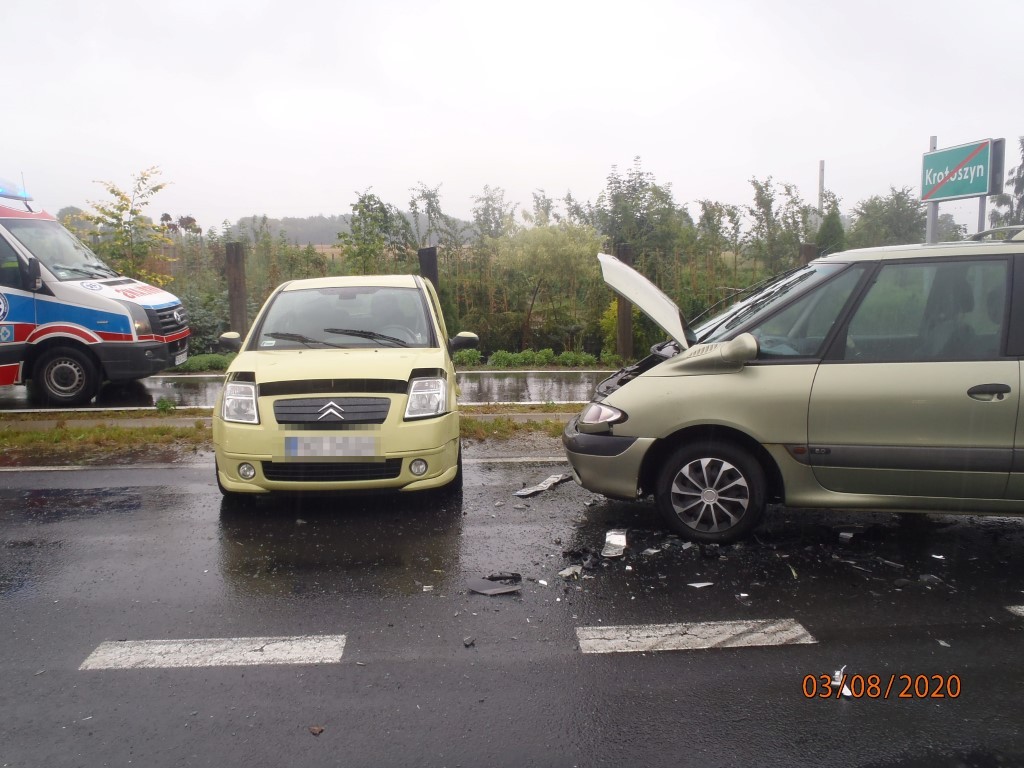 Wypadek w Krotoszynie - Zdjęcie główne