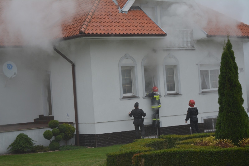 Krotoszyn. Pożar domu przy Karbowiaka [FOTO] - Zdjęcie główne