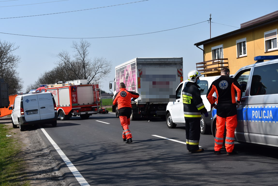 Wypadek śmiertelny w Kobylinie