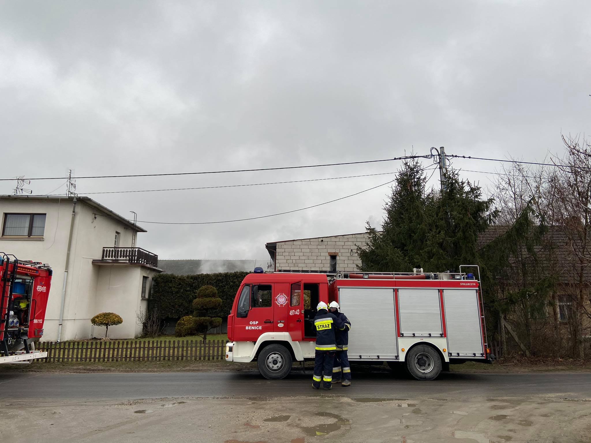 Pożar domu w Salni (gm. Krotoszyn)