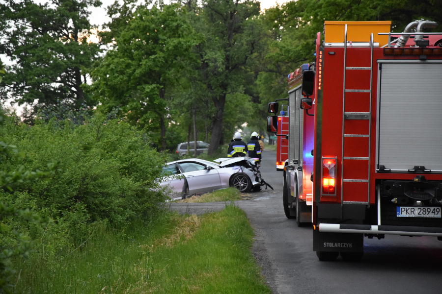 Wypadek śmiertelny pomiędzy Kuklinowem a Kromolicami