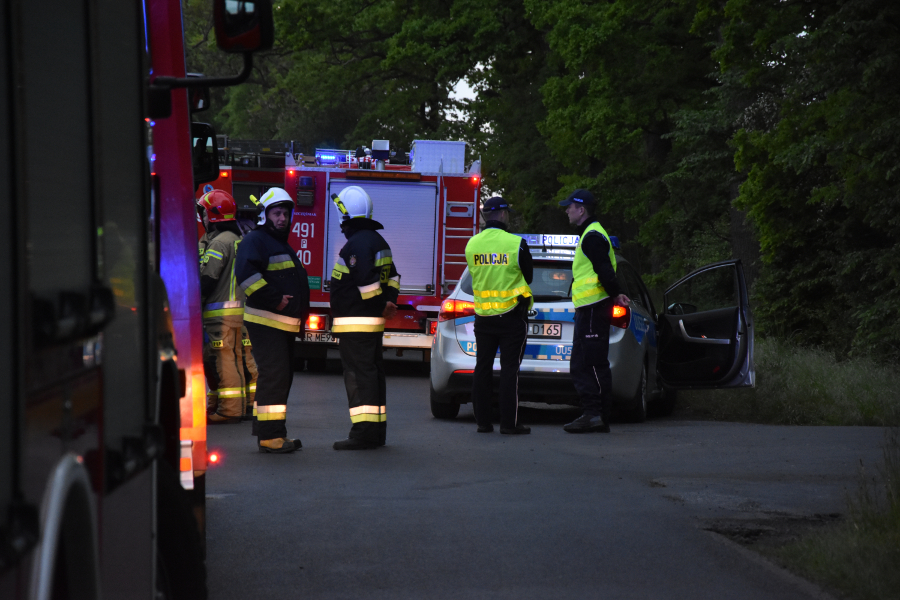 Wypadek śmiertelny pomiędzy Kuklinowem a Kromolicami