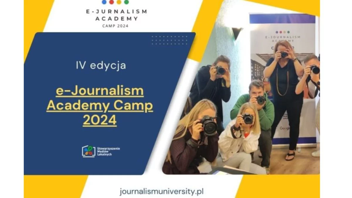 Rusza IV edycja e-Journalism Academy Camp 2024, darmowy obóz szkoleniowy dla młodych dziennikarzy - Zdjęcie główne