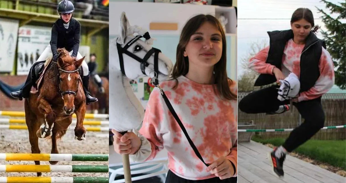 Zosia Konieczna szyje Hobby Horse ręcznie, uprawia Hobby Horsing i jeździectwo