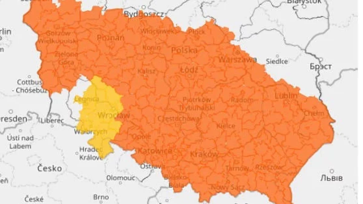 Jarocina i okolicy objęte alertami pogodowymi. Przekładaniec meteorologiczny przed nami
