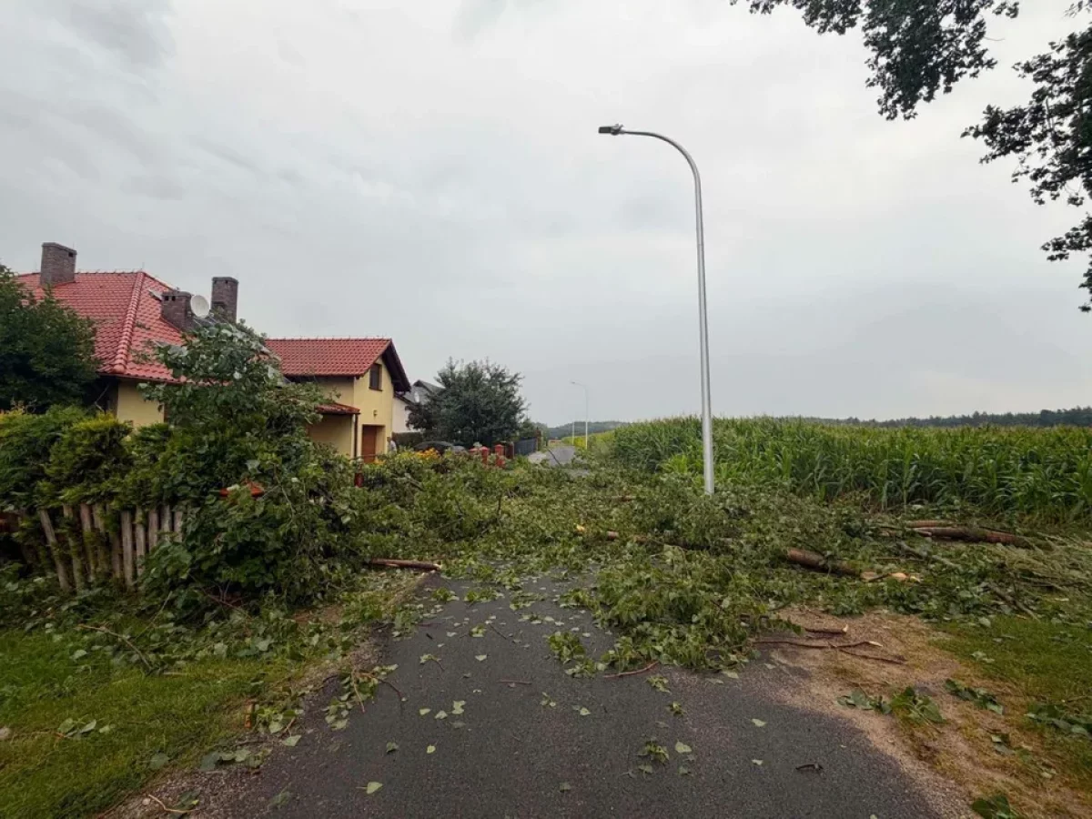 Burza w Krotoszynie i okolicy. Kolejne ostrzeżenie dla regionu