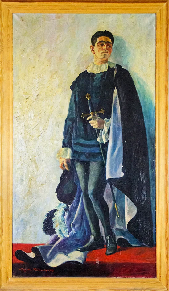 Obrazek do pytania - Artysta malarz, wykładowca w Korpusie Kadetów nauczyciel w I LO. Jego obraz „Paź” znajduje się w Muzeum Ziemi Rawickiej. To oczywiście