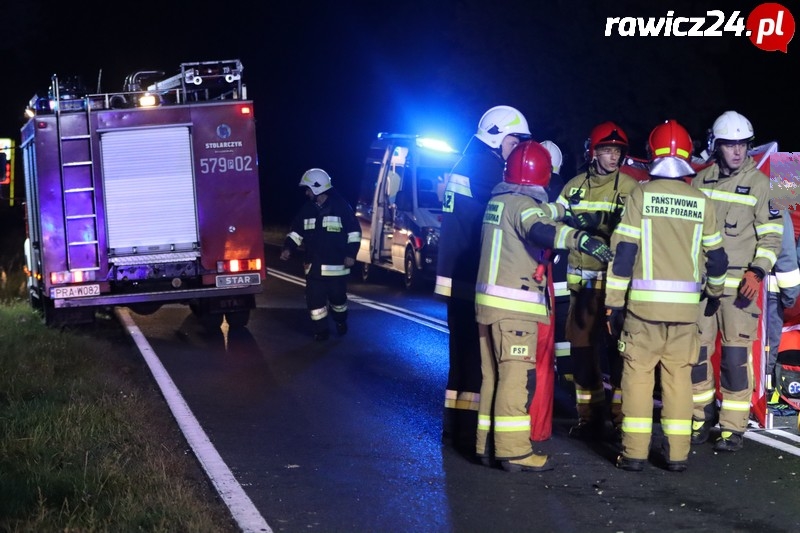 Wypadek pod Bojanowem na drodze wojewódzkiej 309