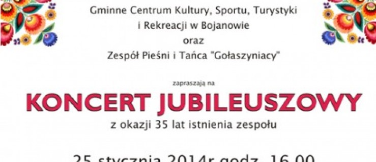 Koncert jubileuszowy "Gołaszyniaków" - Zdjęcie główne