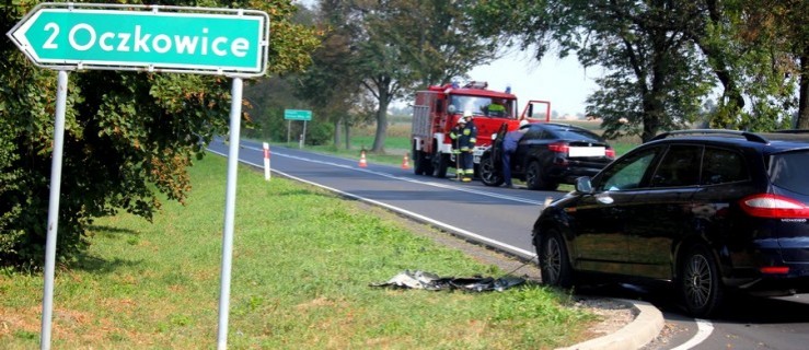 Kolizja w Topólce. Uszkodzone auta osobowe - Zdjęcie główne