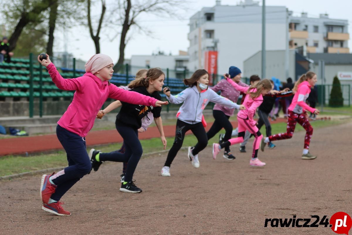 Treningi lekkoatletów Kadeta Rawicz