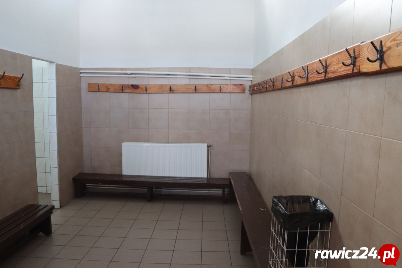 Szatnie na stadionie im. Floriana Kapały