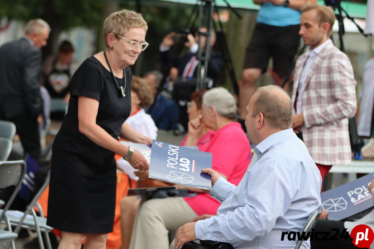 Marszałek Sejmu Elżbieta Witek w Rawiczu 