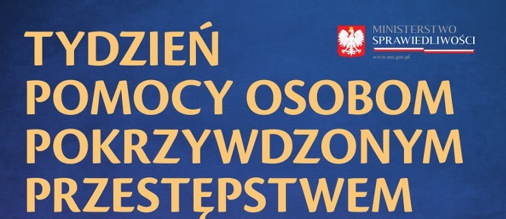 Tydzień Pomocy Ofiarom Przestępstw. Darmowe porady - Zdjęcie główne