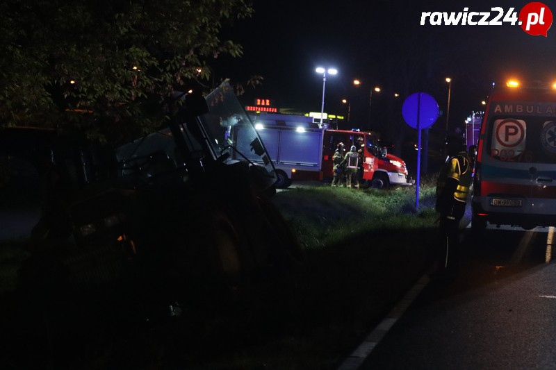 Wypadek pod Bojanowem na drodze wojewódzkiej 309