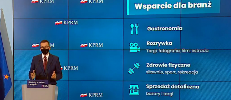 Premier o pomocy dla gastronomii oraz branży fitness - Zdjęcie główne