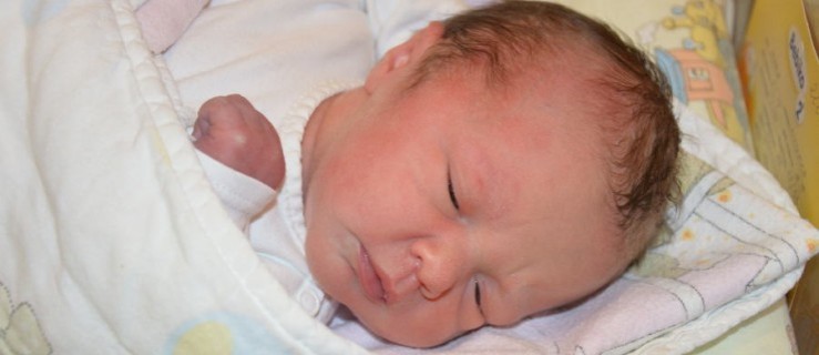 Marysia - pierwsze dziecko urodzone w 2017 roku w rawickim szpitalu - Zdjęcie główne
