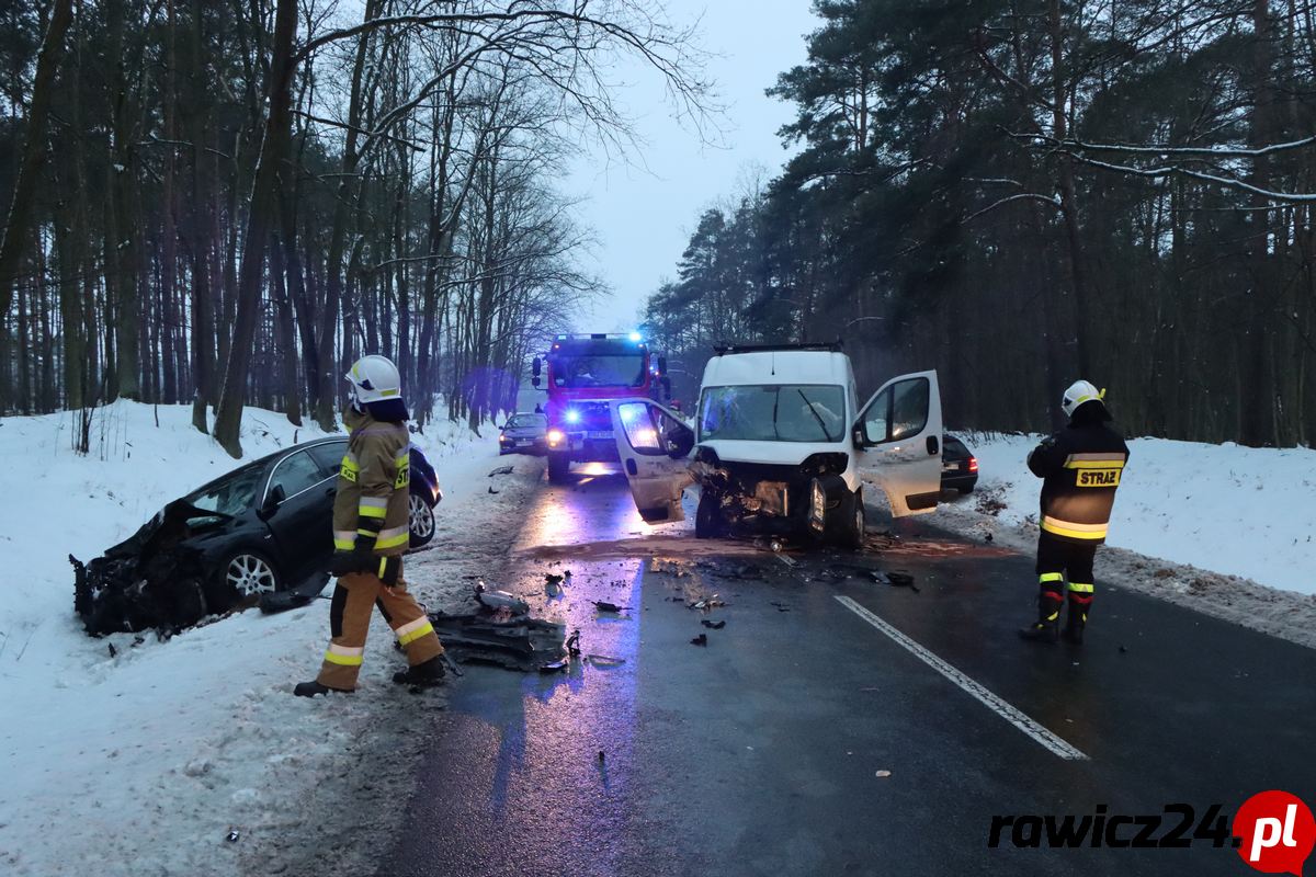 Wypadek na trasie Szymanowo - Słupia Kapitulna