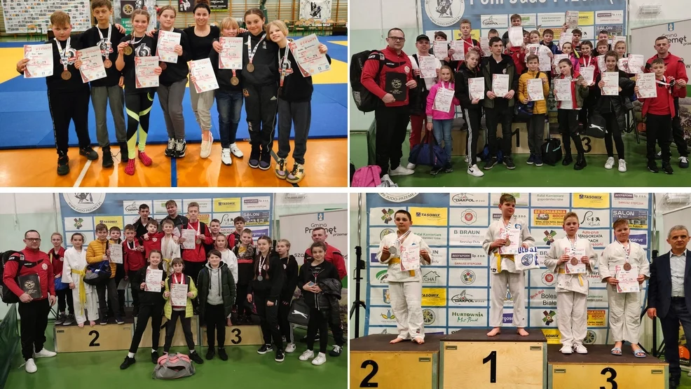 Świetne występy judoków. UKS Szóstka Rawicz oraz UKS JuJitsu i Judo Miejska Górka z medalami na Mistrzostwach Wielkopolski - Zdjęcie główne