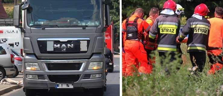 Wypadek w Konarach. Dziecko wpadło pod ciężarówkę - Zdjęcie główne