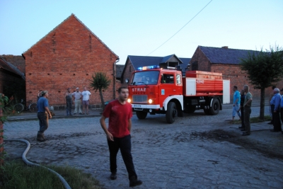 Pożar w Sowinach - Zdjęcie główne