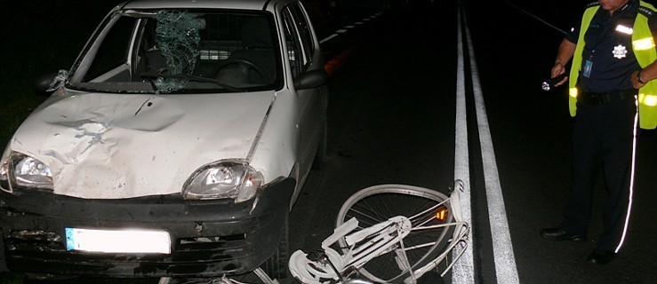 62-letnia rowerzystka zginęła pod kołami seicento - Zdjęcie główne