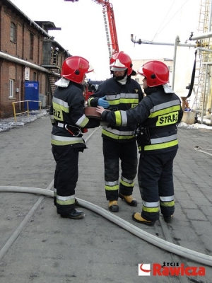 Ćwiczenia strażackie w Cukrowni Miejska Górka - Zdjęcie główne