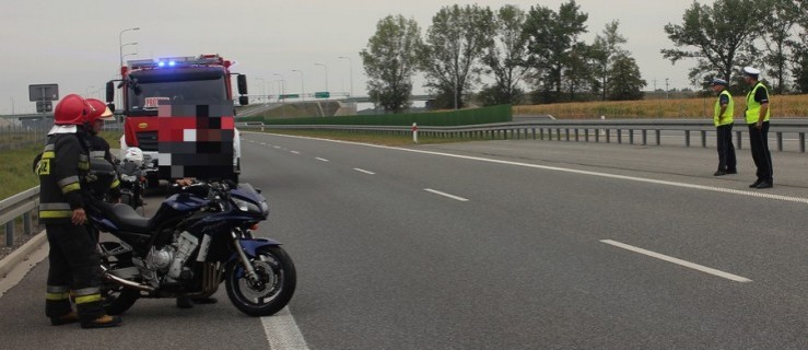 Motocyklista przewrócił się na S5. Trafił do szpitala - Zdjęcie główne