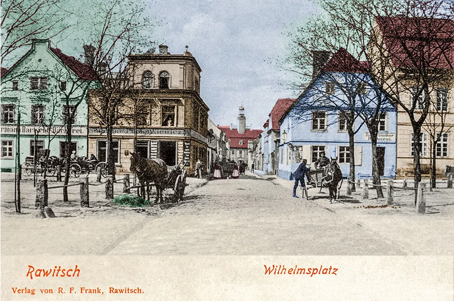 Pocztówka z początku XX wieku - ówczesny Wilhelmsplatz