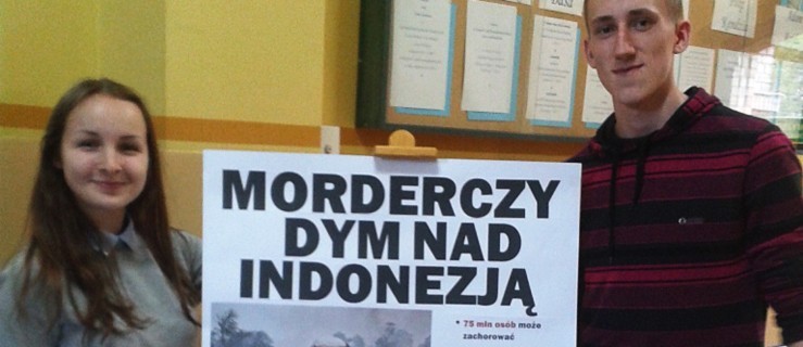 Dym nad Indonezją - akcja ekologiczna licealistów - Zdjęcie główne