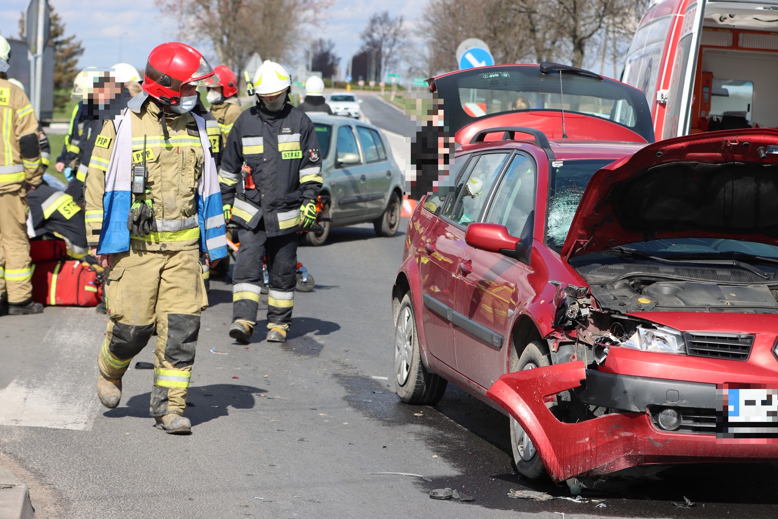 Bojanowo. Wypadek na wyjeździe z miasta