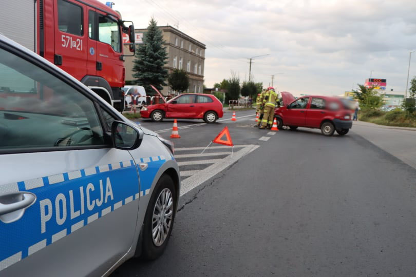 Wypadek na ul. Sarnowskiej w Rawiczu