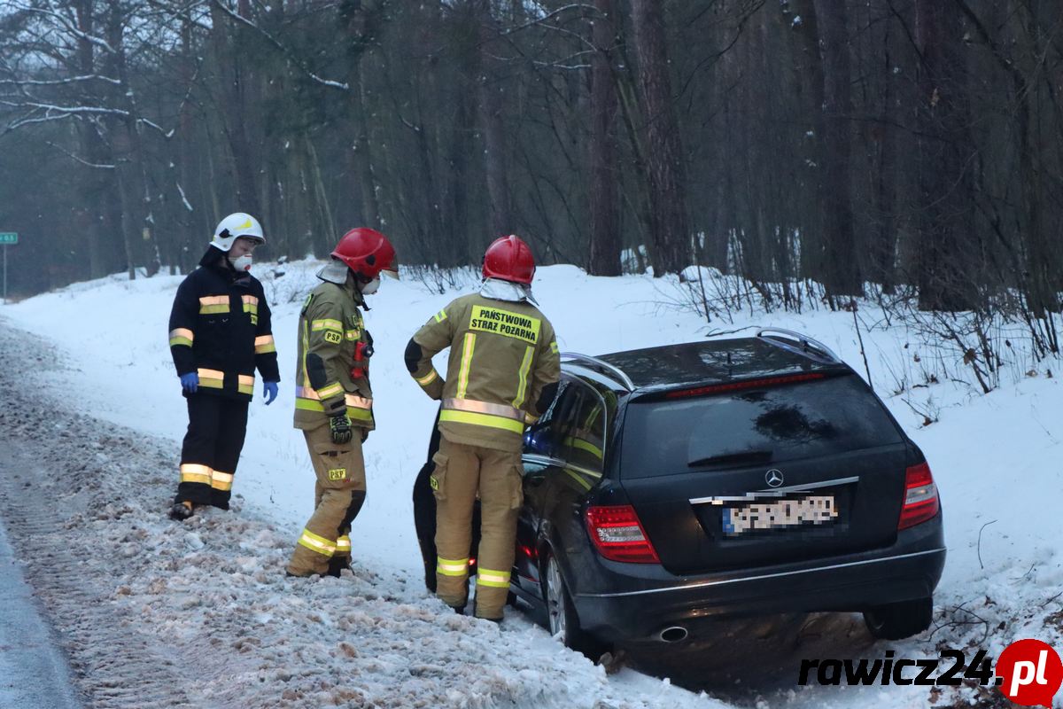 Wypadek na trasie Szymanowo - Słupia Kapitulna