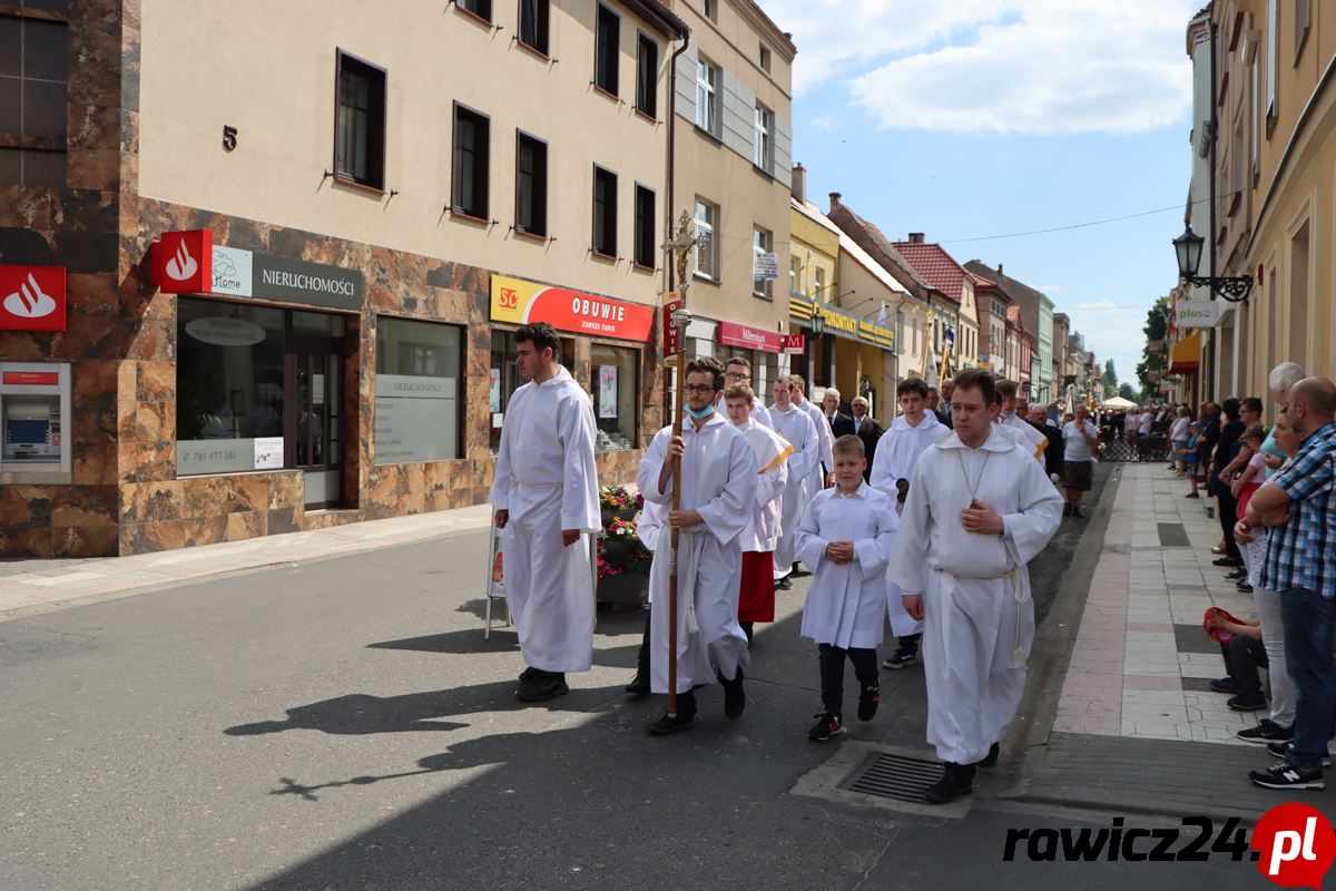 Boże Ciało 2021 w Rawiczu 