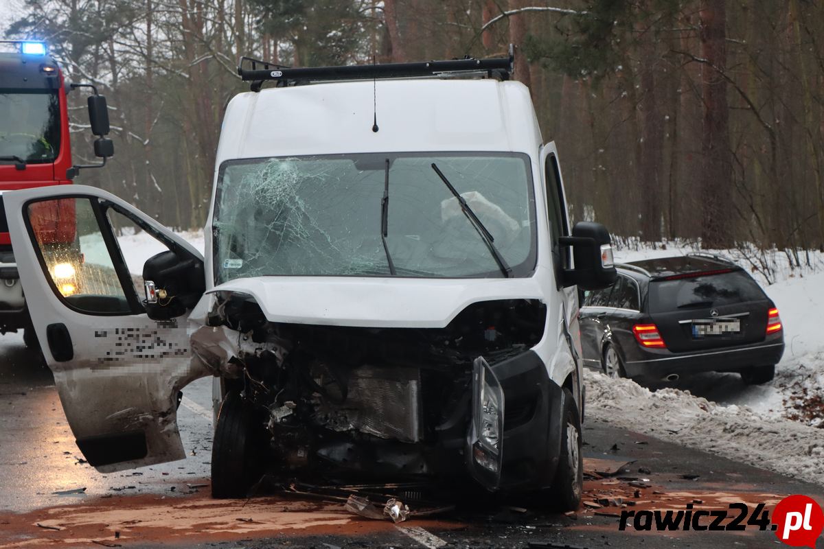 Wypadek na trasie Szymanowo - Słupia Kapitulna