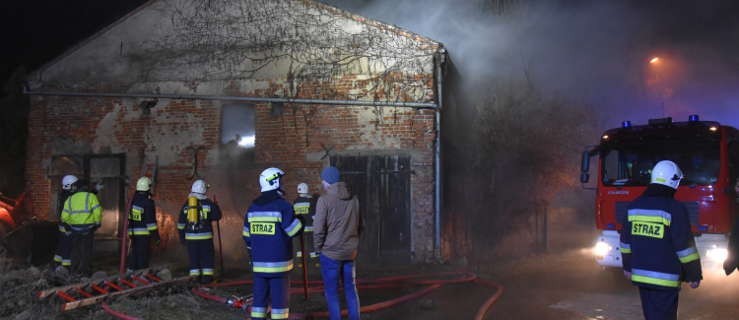 Pożar od petardy? Kilkunastu strażaków w akcji.  - Zdjęcie główne