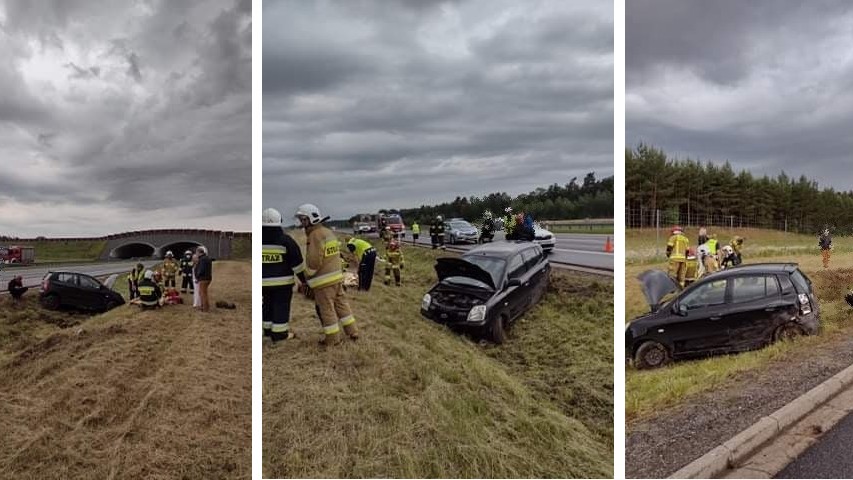 Wypadek na S5. W aucie ojciec z 6-letnim dzieckiem - Zdjęcie główne