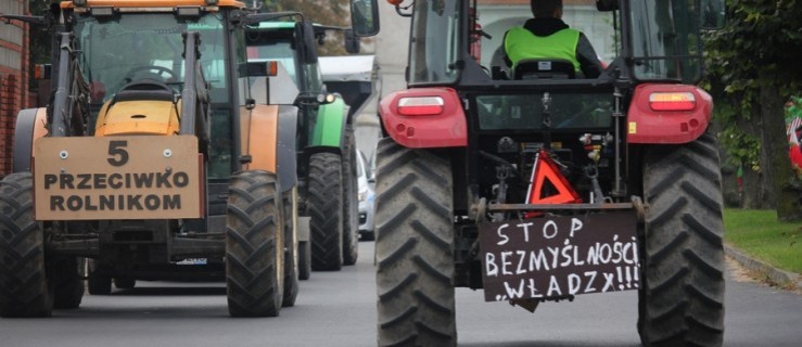 Protest rolników w powiecie rawickim [FILMY, FOTO] - Zdjęcie główne