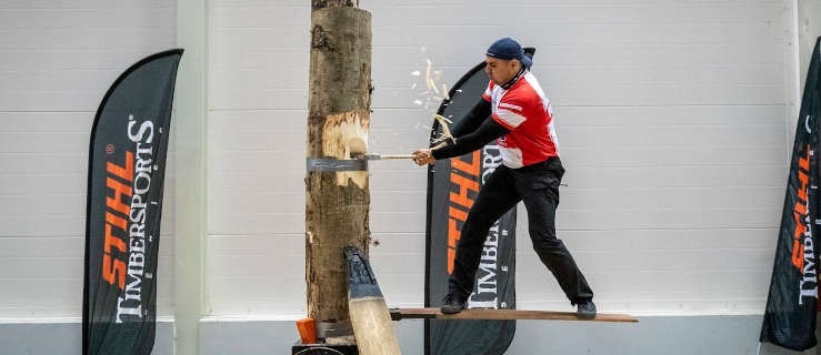 Michał Dubicki został mistrzem Europy w sportowym cięciu i rąbaniu drewna! - Zdjęcie główne