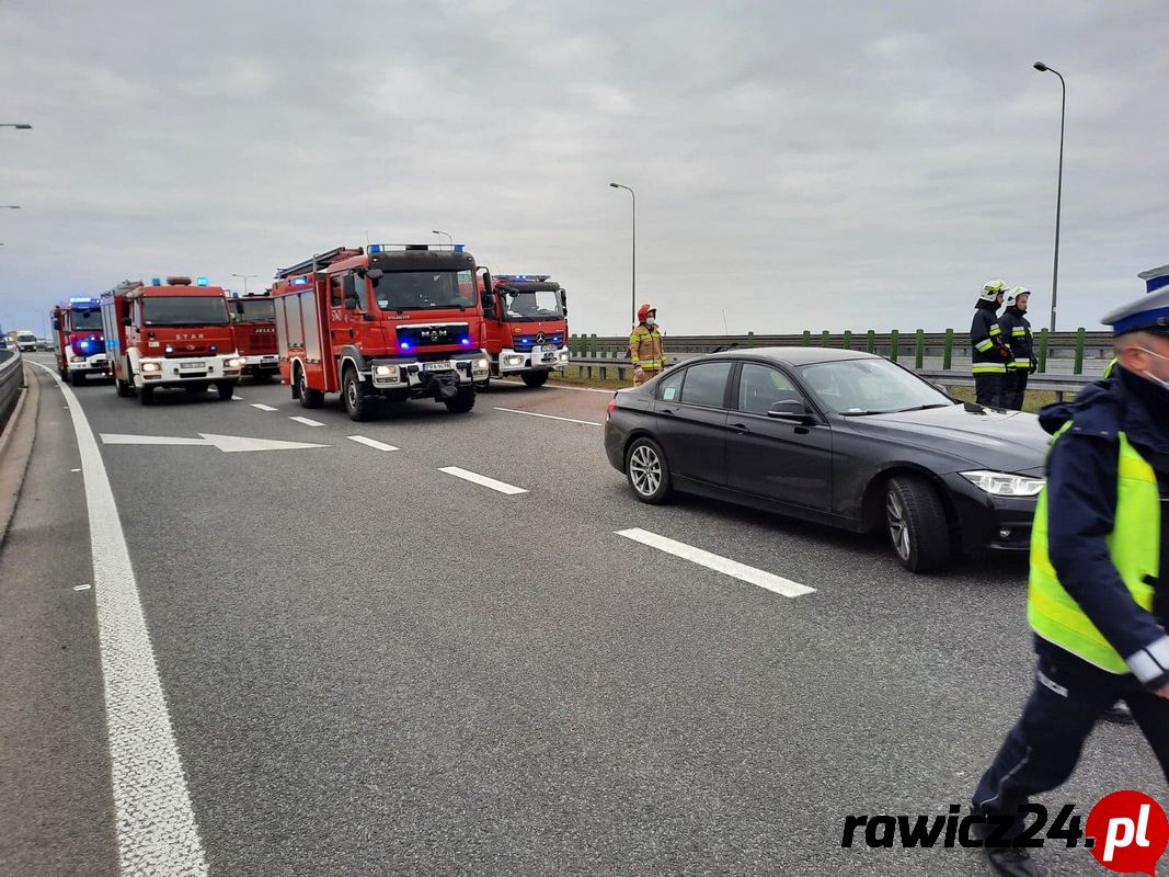 Wypadek na węźle Korzeńsko