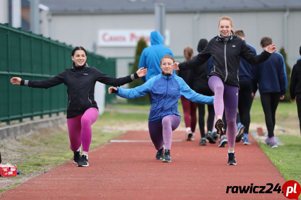 Treningi lekkoatletów Kadeta Rawicz