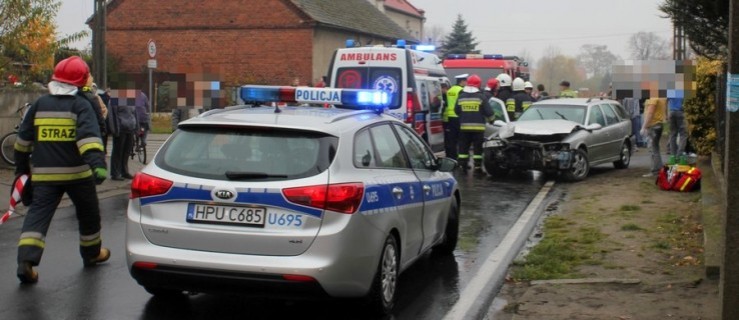 Wypadek w Gołaszynie. Ranna trafiła do szpitala [FILM] - Zdjęcie główne