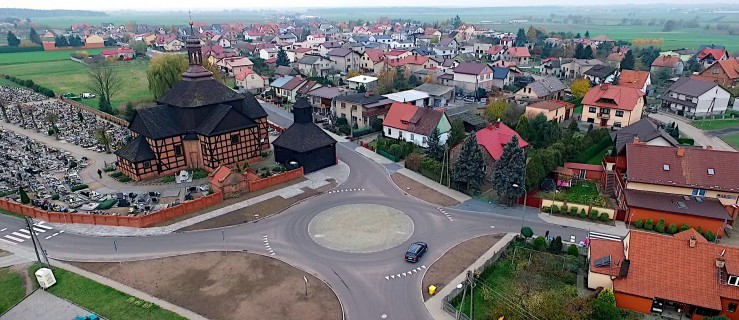 Pierwsze rondo w gminie otwarte [FOTO+FILM] - Zdjęcie główne