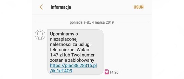 Dostał SMS. Kliknął w link. Stracił 6.000 złotych - Zdjęcie główne