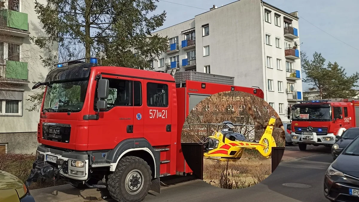 Dwie załogi karetek na interwencjach. Kolejna osoba potrzebowała pomocy. Lądował śmigłowiec LPR - Zdjęcie główne