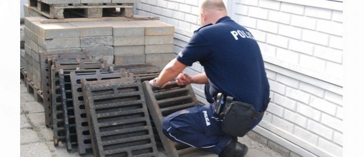 Kradł kratki zabezpieczające studzienki. Został zatrzymany [FOTO] - Zdjęcie główne