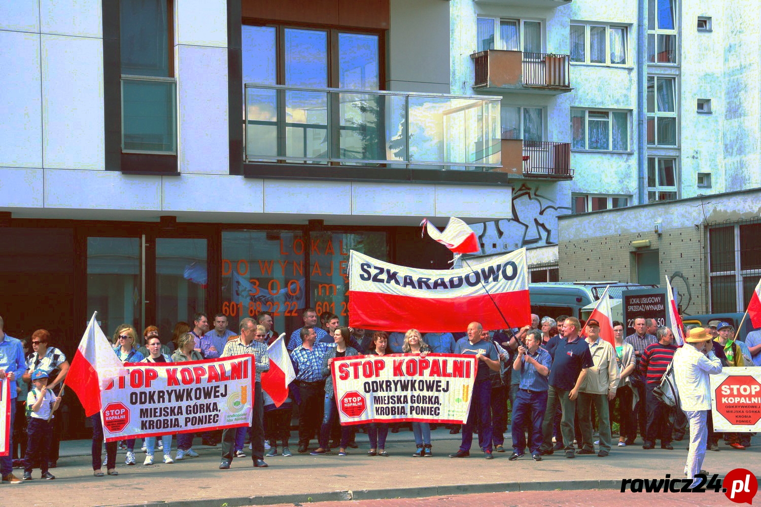 Protest przeciwko kopalni - Zdjęcie główne