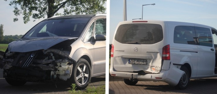 Efekt domina na drodze wojewódzkiej [FOTO] - Zdjęcie główne