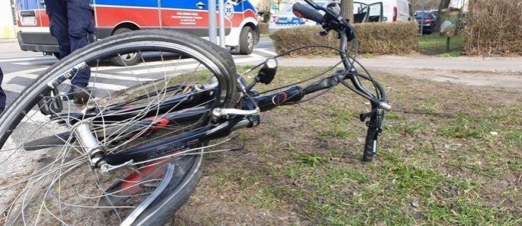 Potrącenie rowerzysty w Jutrosinie - Zdjęcie główne