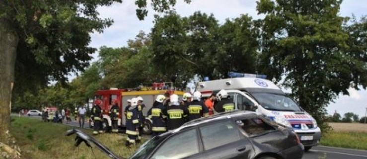 Miejska Górka. Auto wylądowało w rowie - Zdjęcie główne